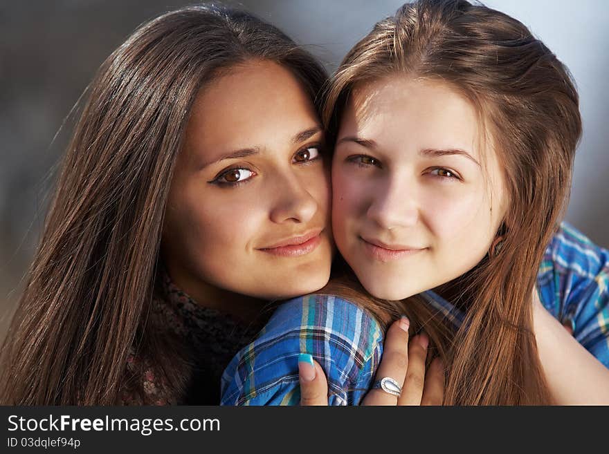 Portrait Of Teenagers