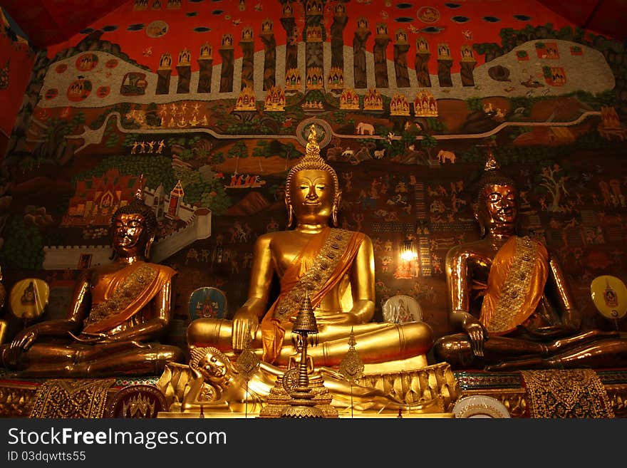 Buddhist temple in Ayutthaya, Thailand