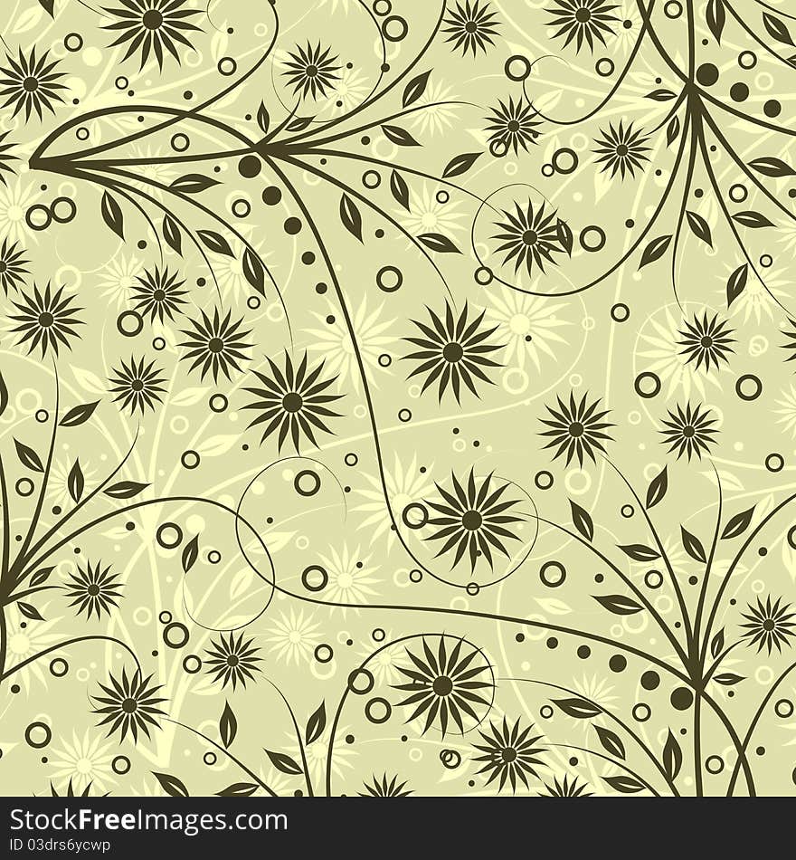 Decorative floral pattern