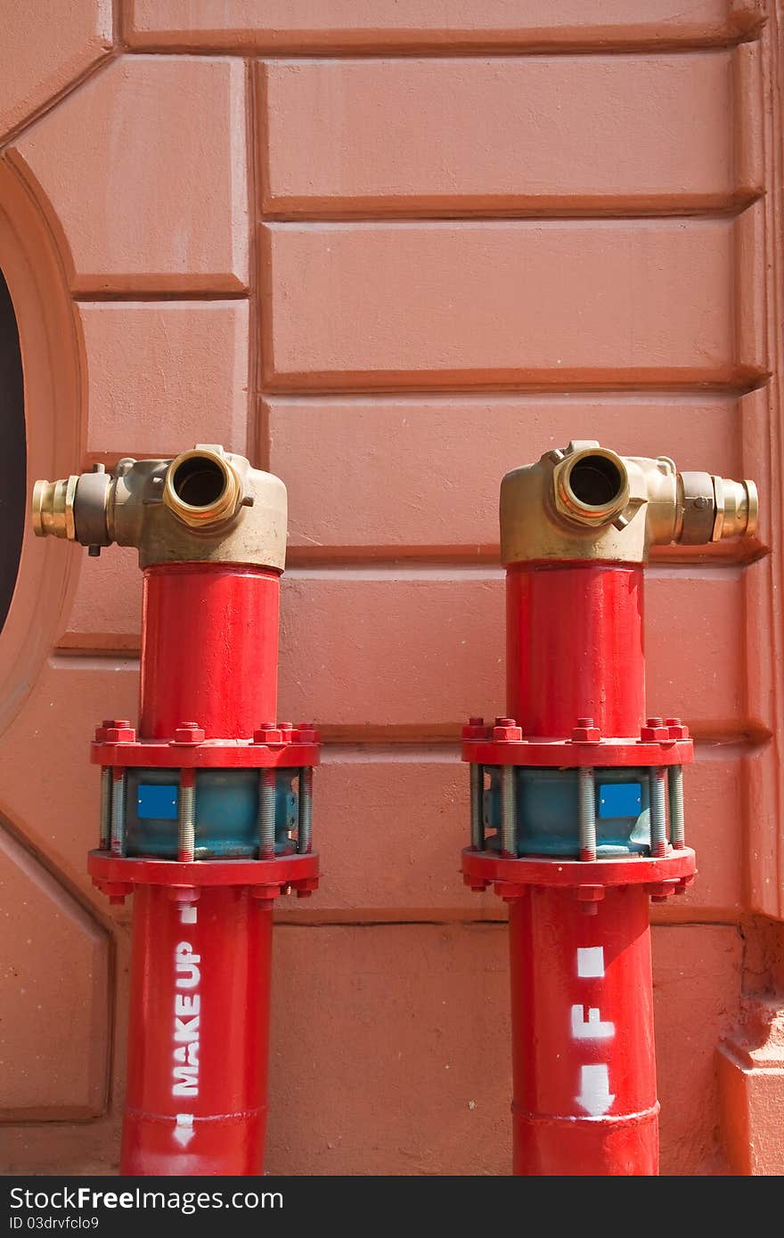 Water supply point for fire protection