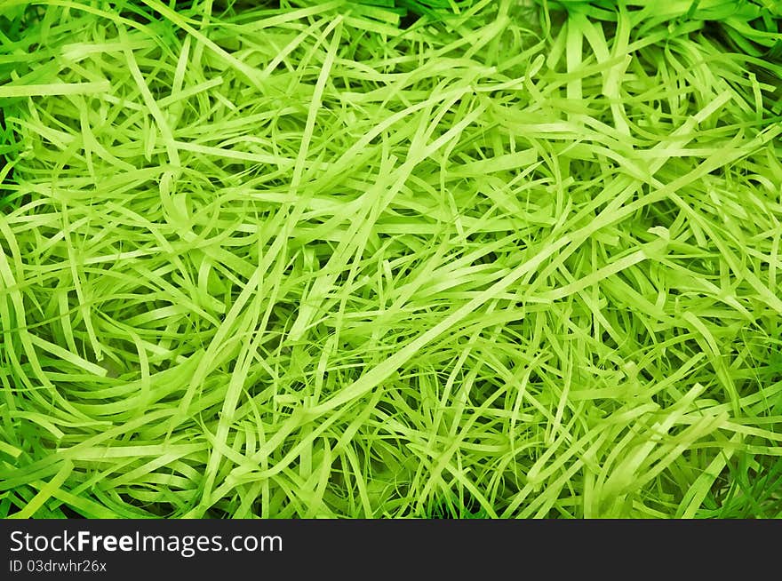 Green background made from shredded paper. Green background made from shredded paper