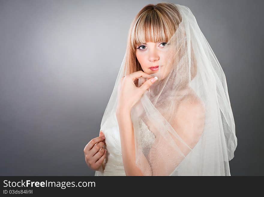 A bride under the veil