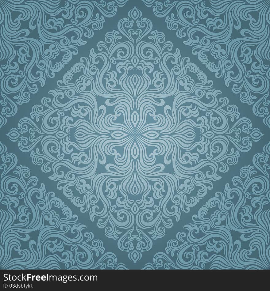 Abstract seamless floral pattern. Vector illustration. Abstract seamless floral pattern. Vector illustration.