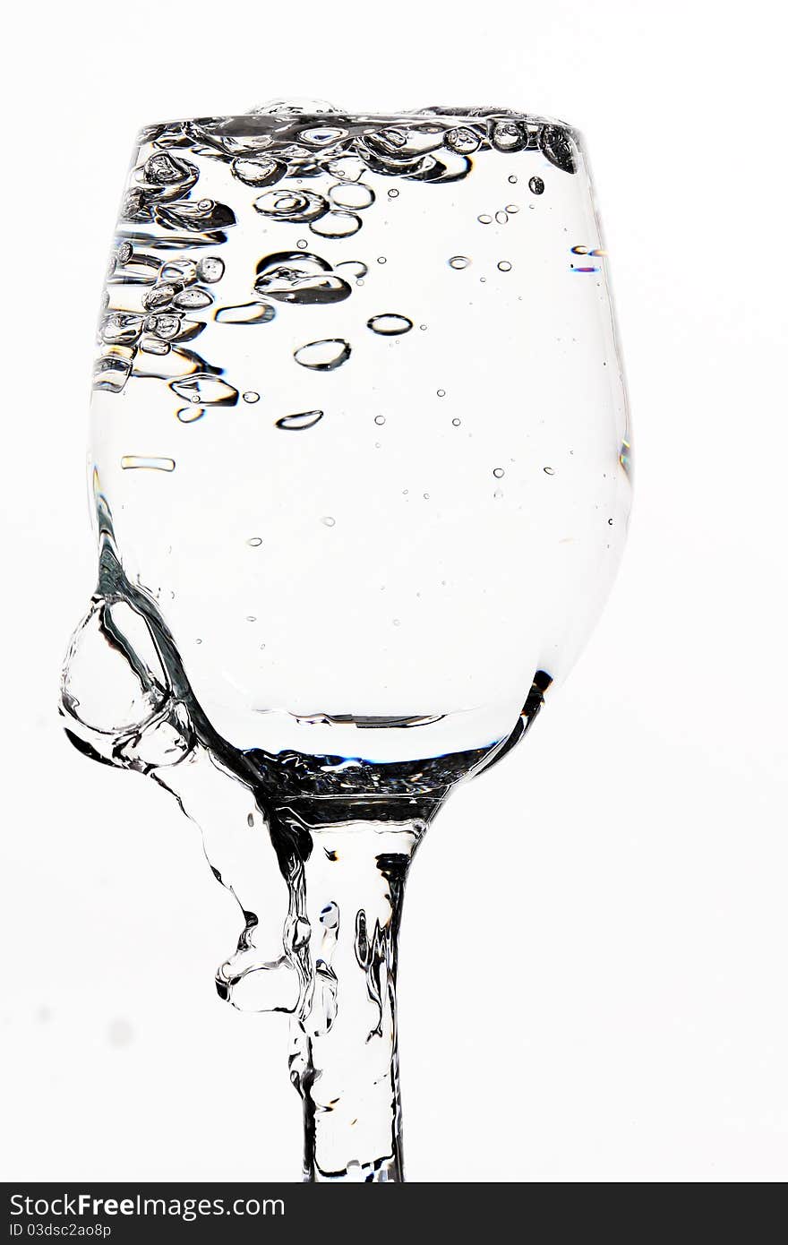 Glass and water