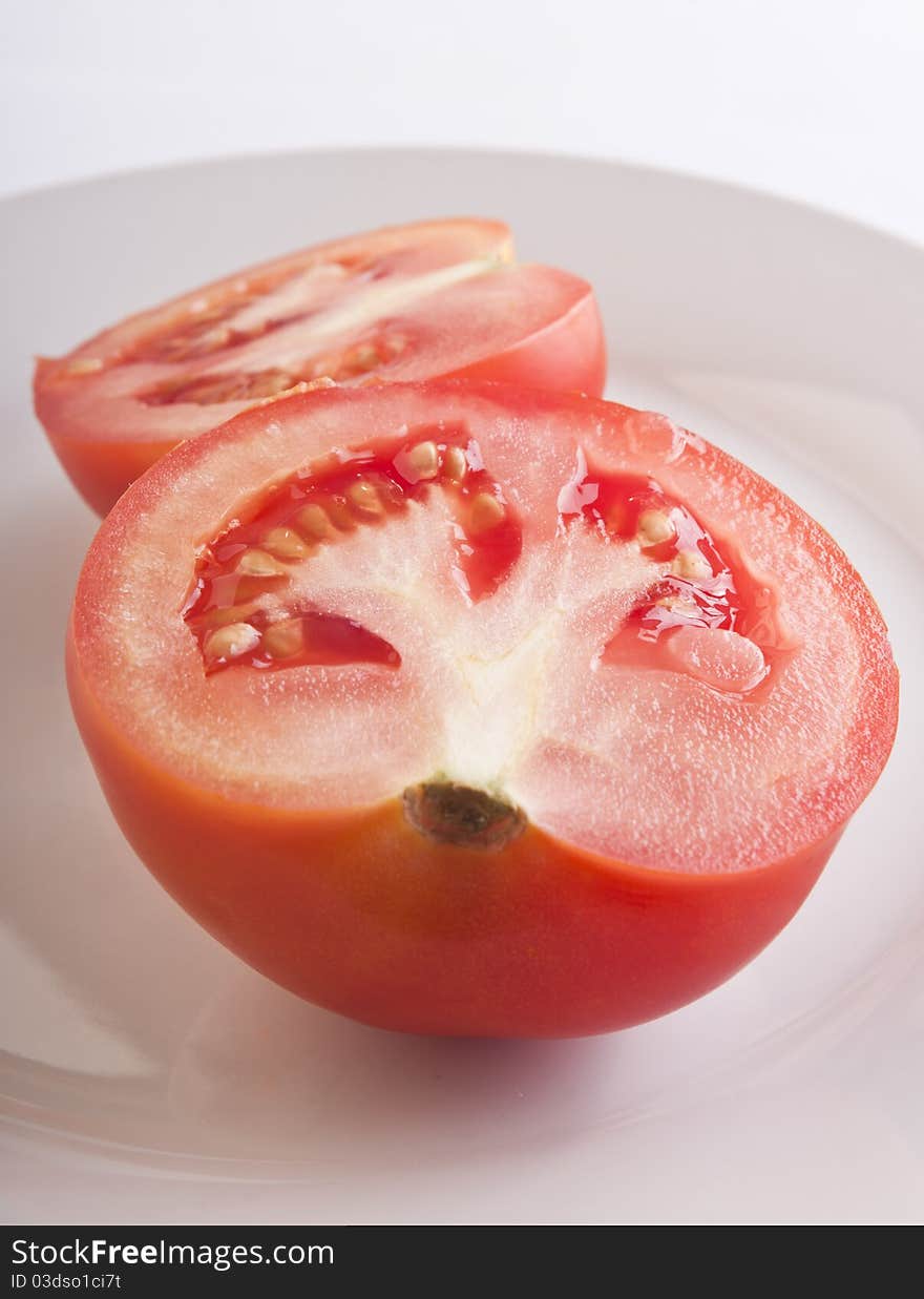 Sliced tomato