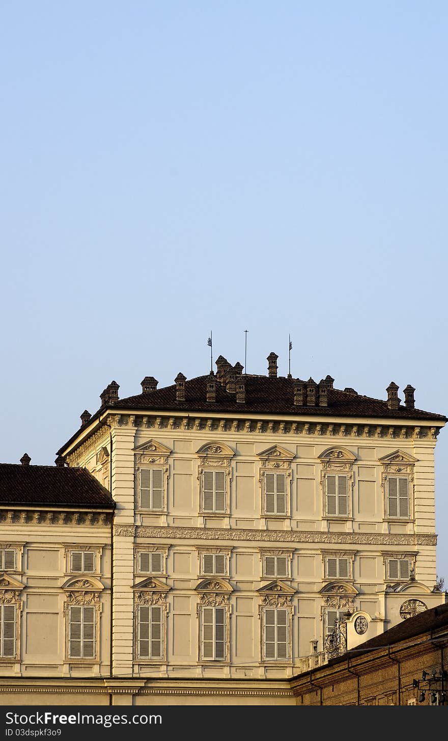 View of torino,beautiful city in italy