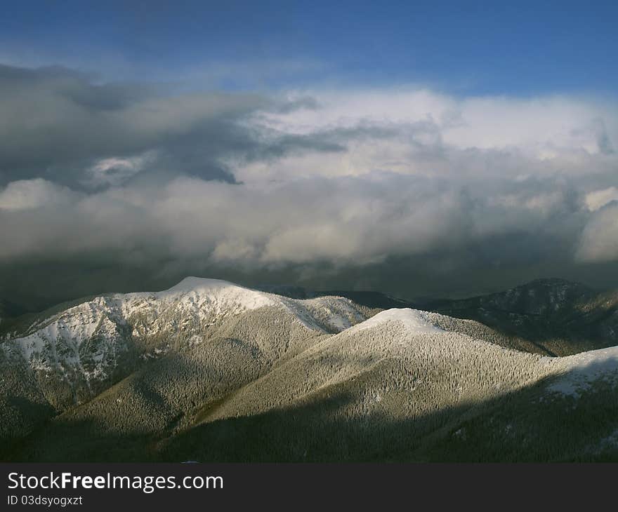 Cloudy mountains