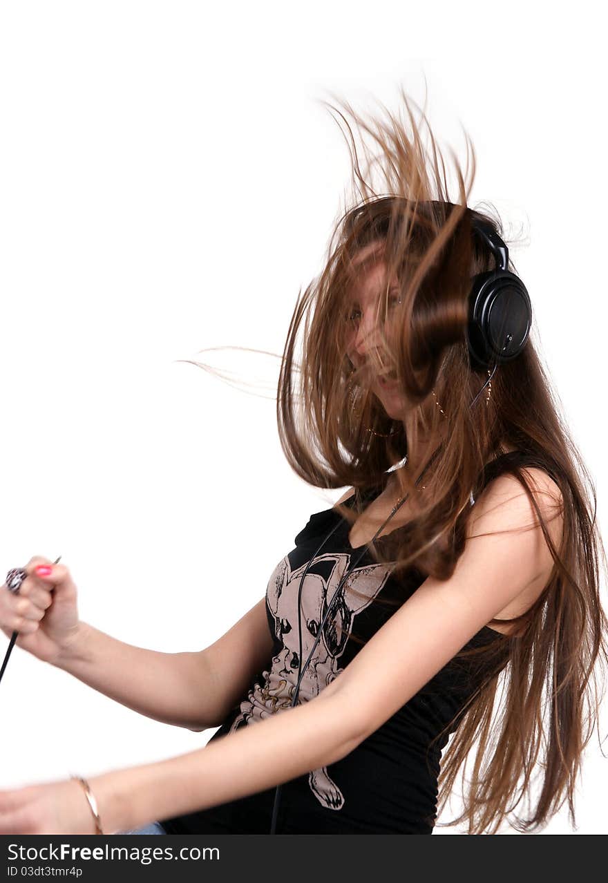 Girl In Headphones