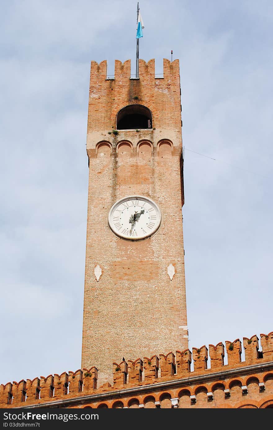 City ??of Treviso, Italy, in the spring in the Venetian