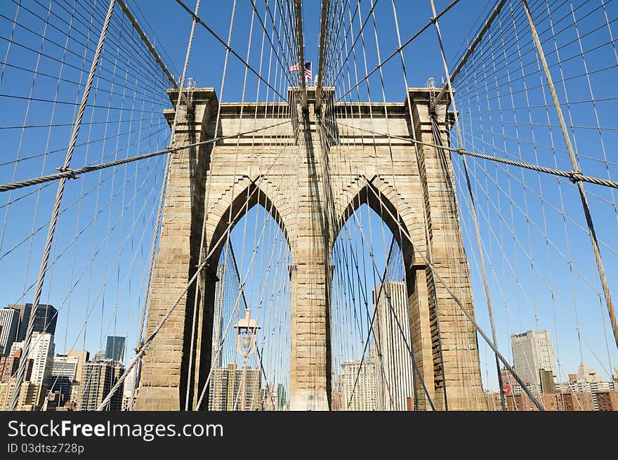 Brooklyn Bridge in New York City