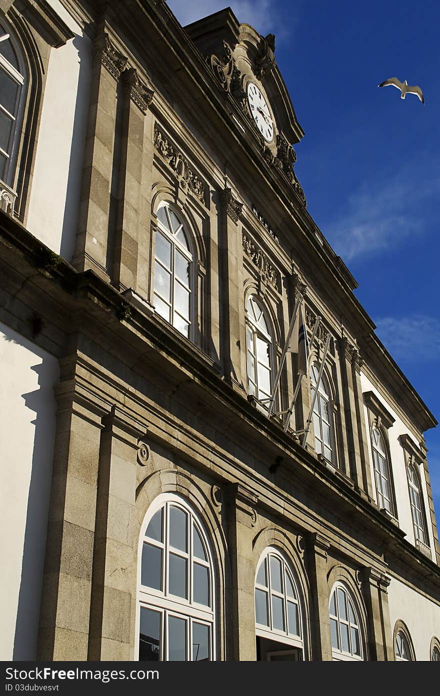 Historical building facade