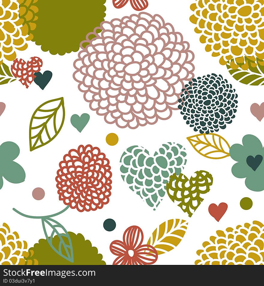 Seamless Summer Pattern