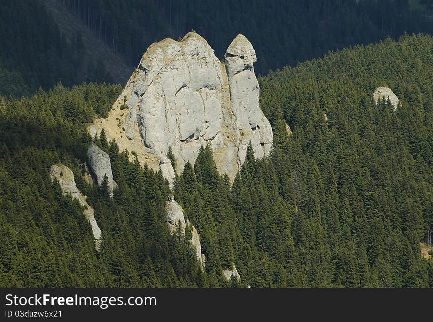 Mountain landscape, Ciucas mountains, Carpathians, Romania. Mountain landscape, Ciucas mountains, Carpathians, Romania