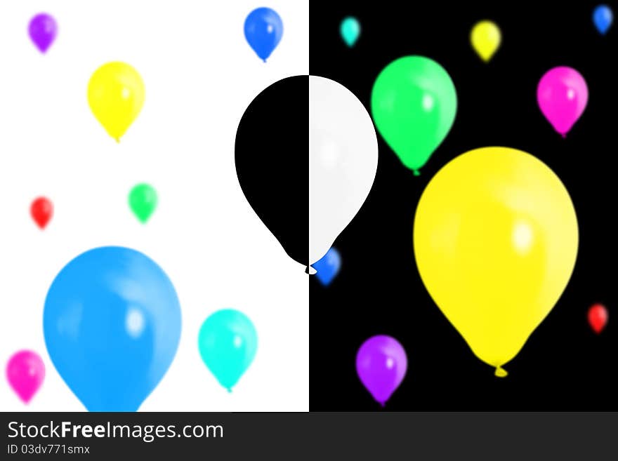 Balloons isolated