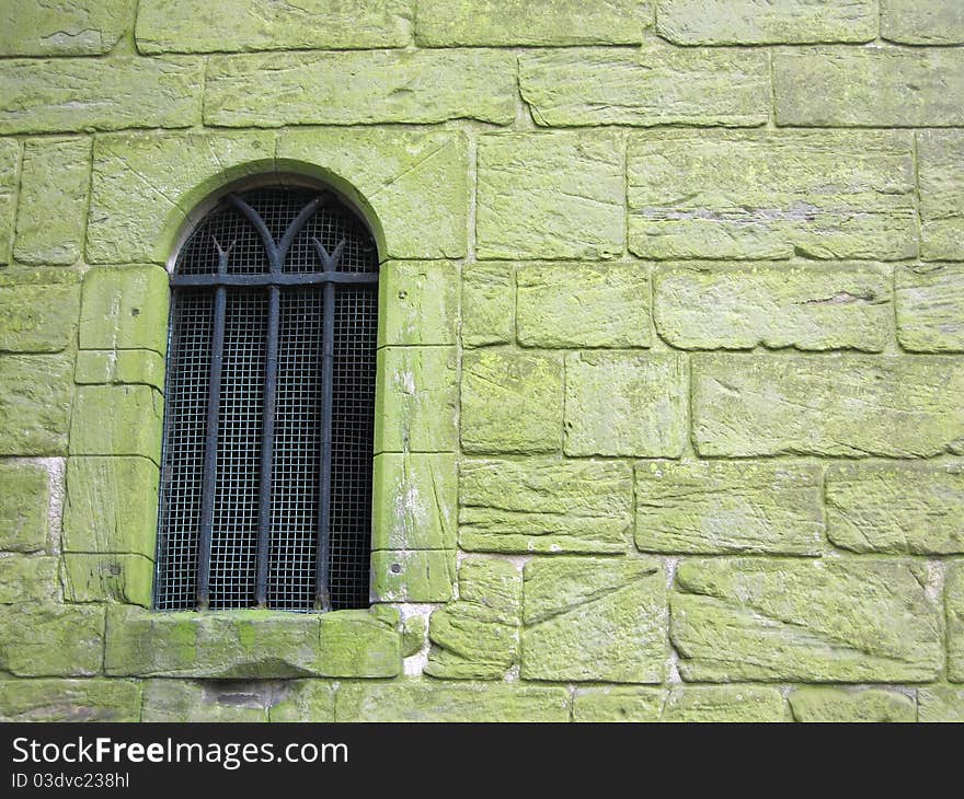 A window of the holyrood palace, edinburgh, scotland