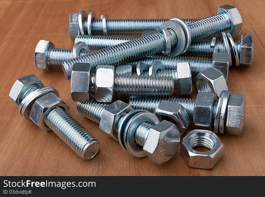 Chrome nuts and bolts