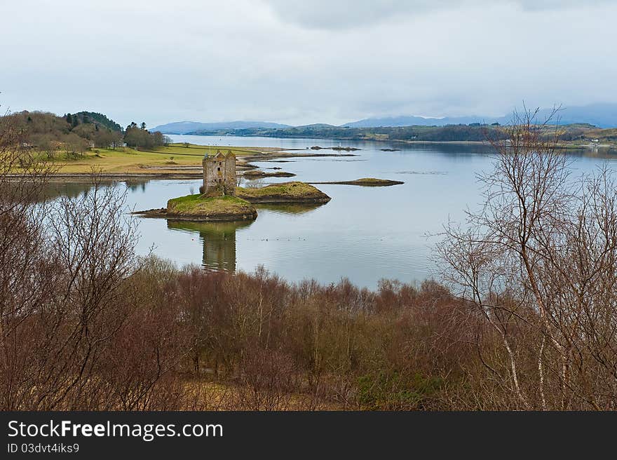 Castle Stalker near Appin, Scotland