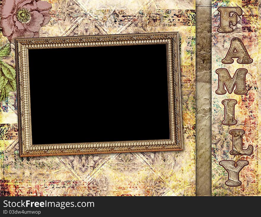 High Res Abstract Background with frame