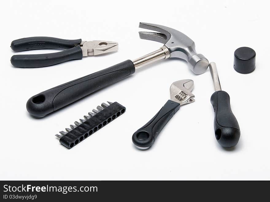 Tools mechanic isolate  on white background