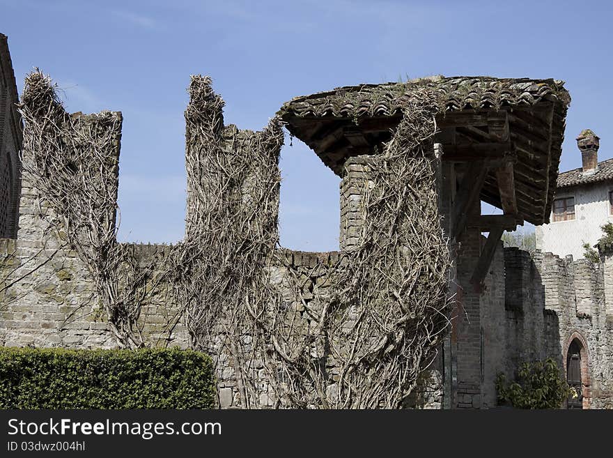 Ruins of medieval house