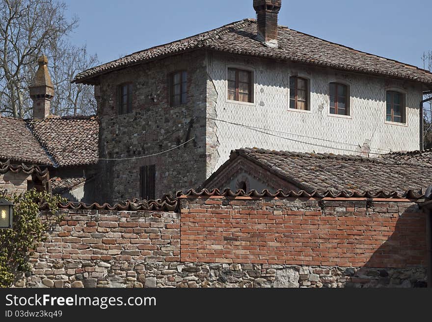 Old house in a rural village