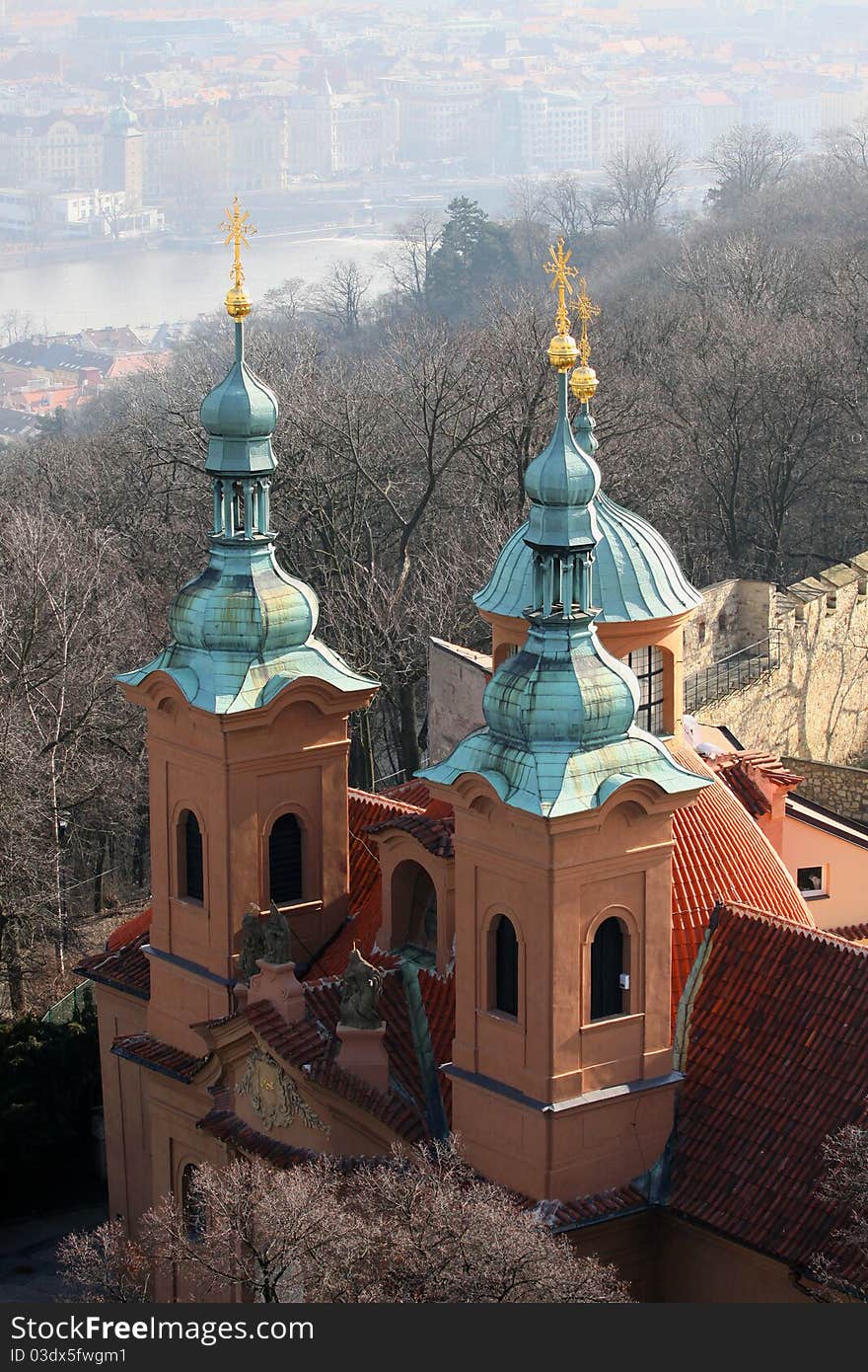 Prague. A church