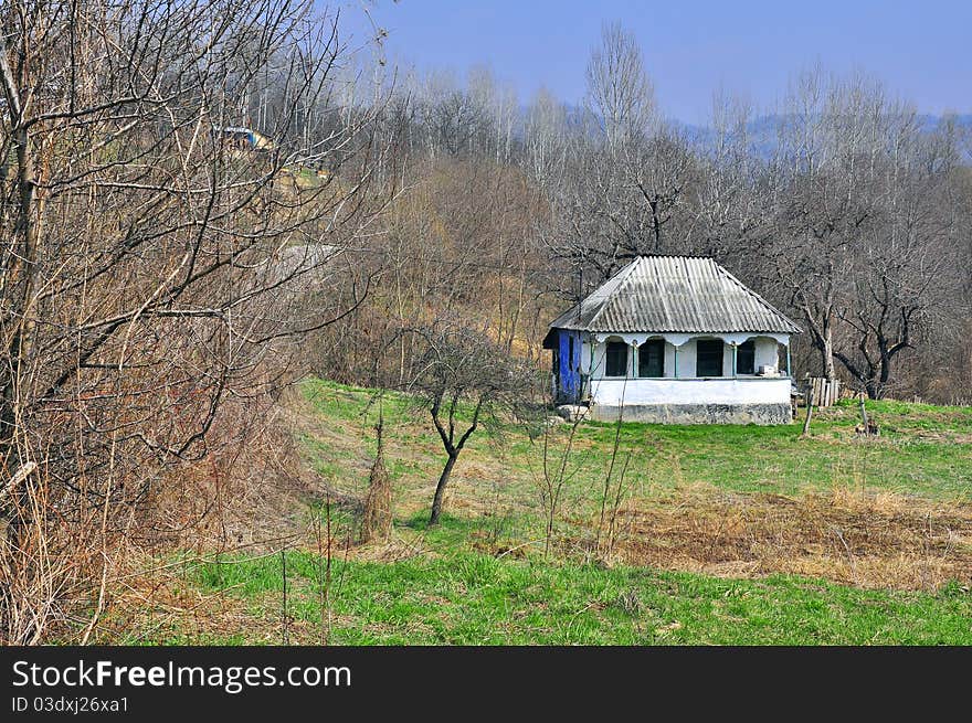 Transylvania old house near the forest