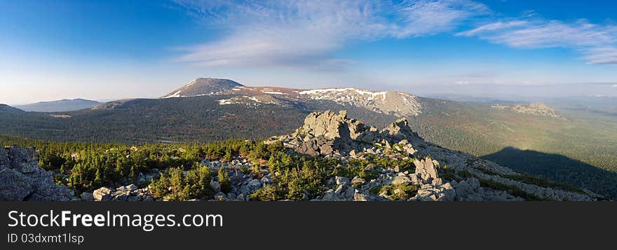 Mountains of Ural.