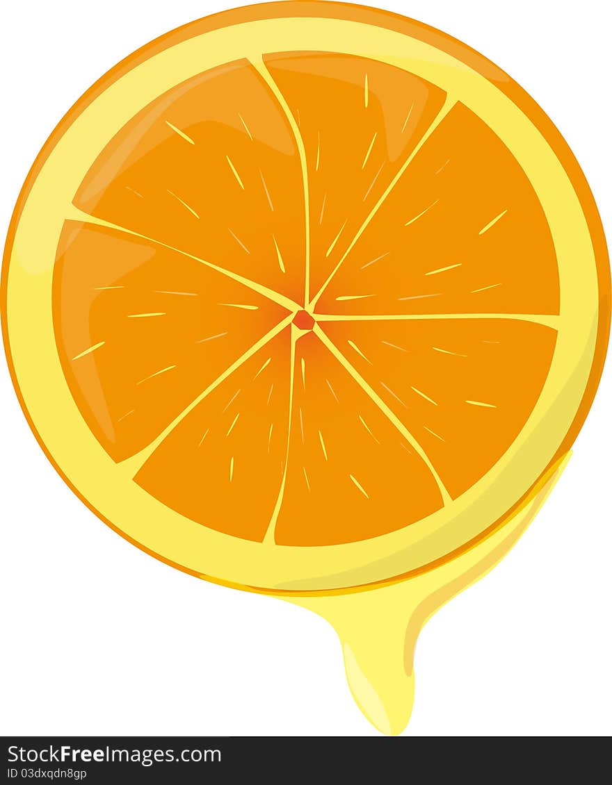 Juicy orange