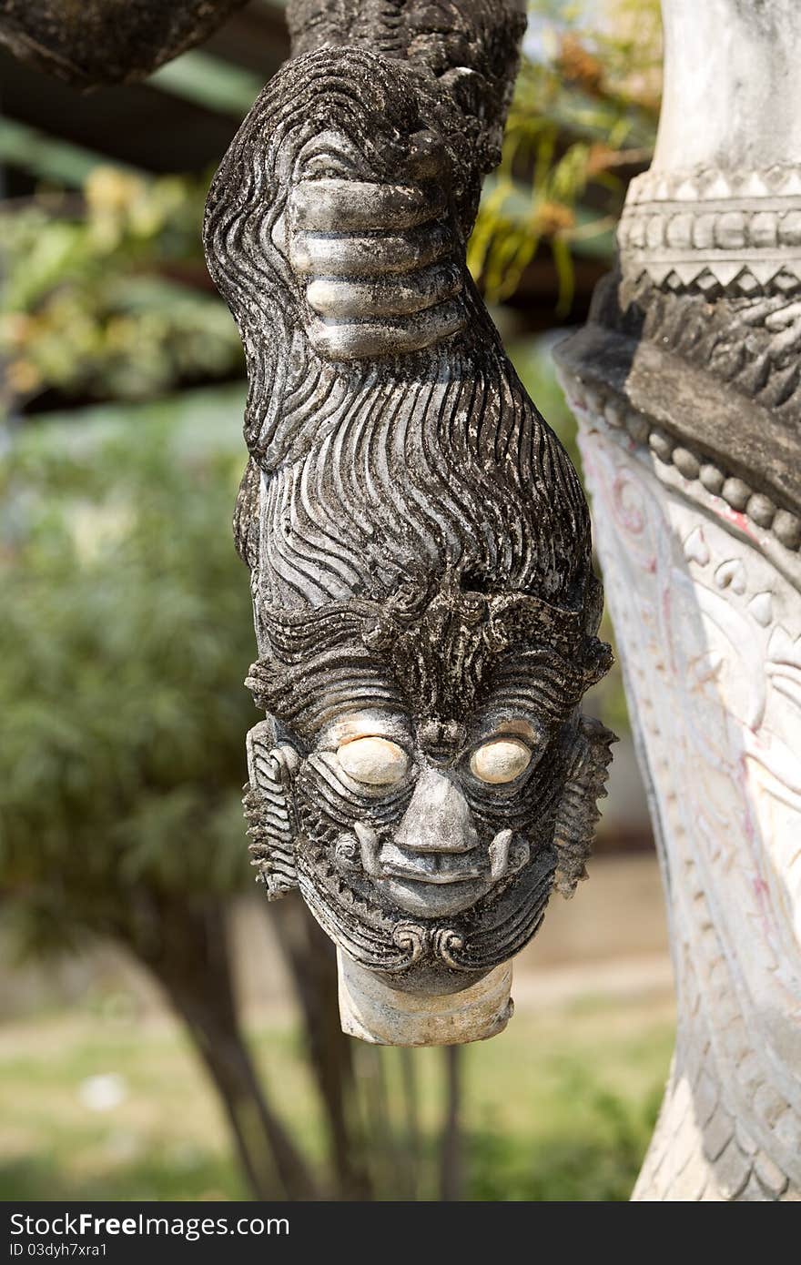 Head character of Buddhism in Thailand. Head character of Buddhism in Thailand.