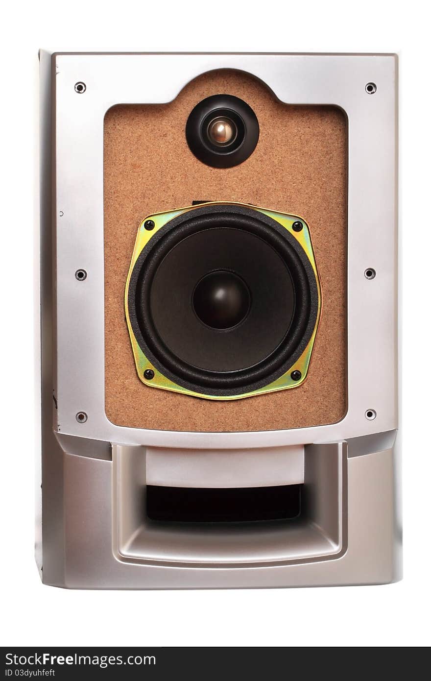 Speaker (Loudspeaker) On White