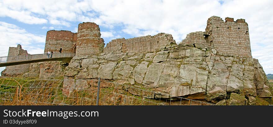 The mighty Beeston castle