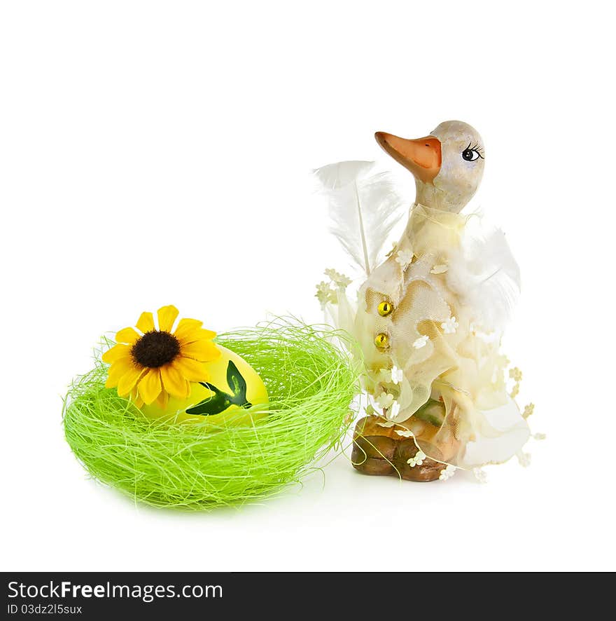 Easter souvenir isolated on the white background. Easter souvenir isolated on the white background.