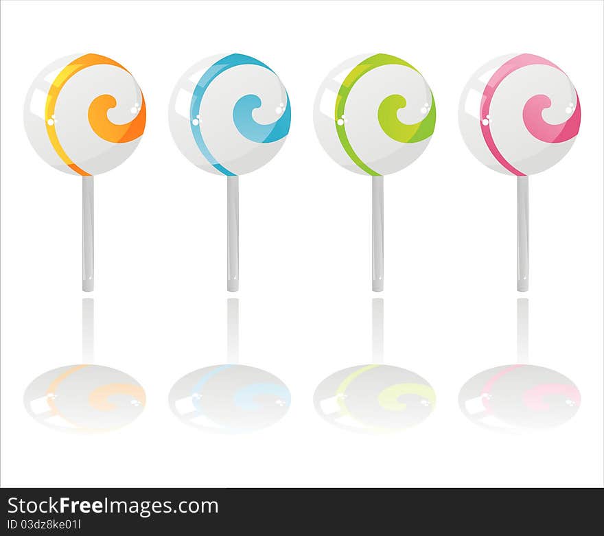 Colorful Lollipops