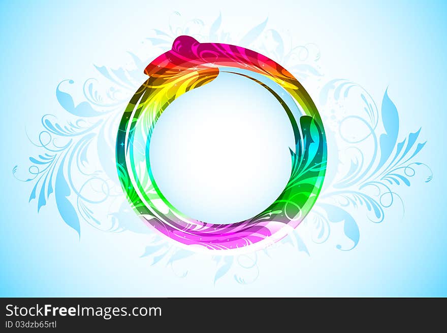 Circle on Abstrac Background