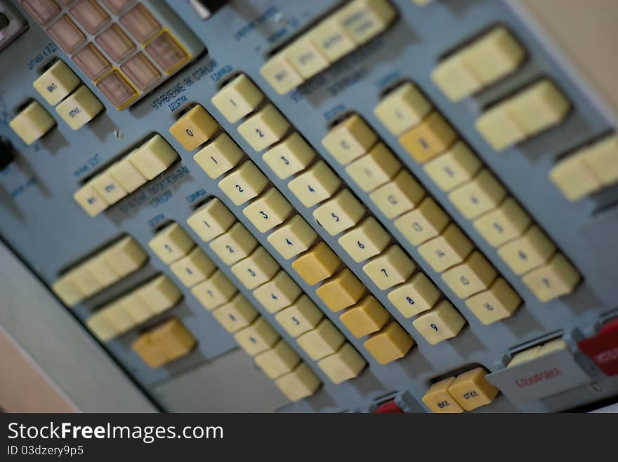 Control Panel Of The Old Space Station 4