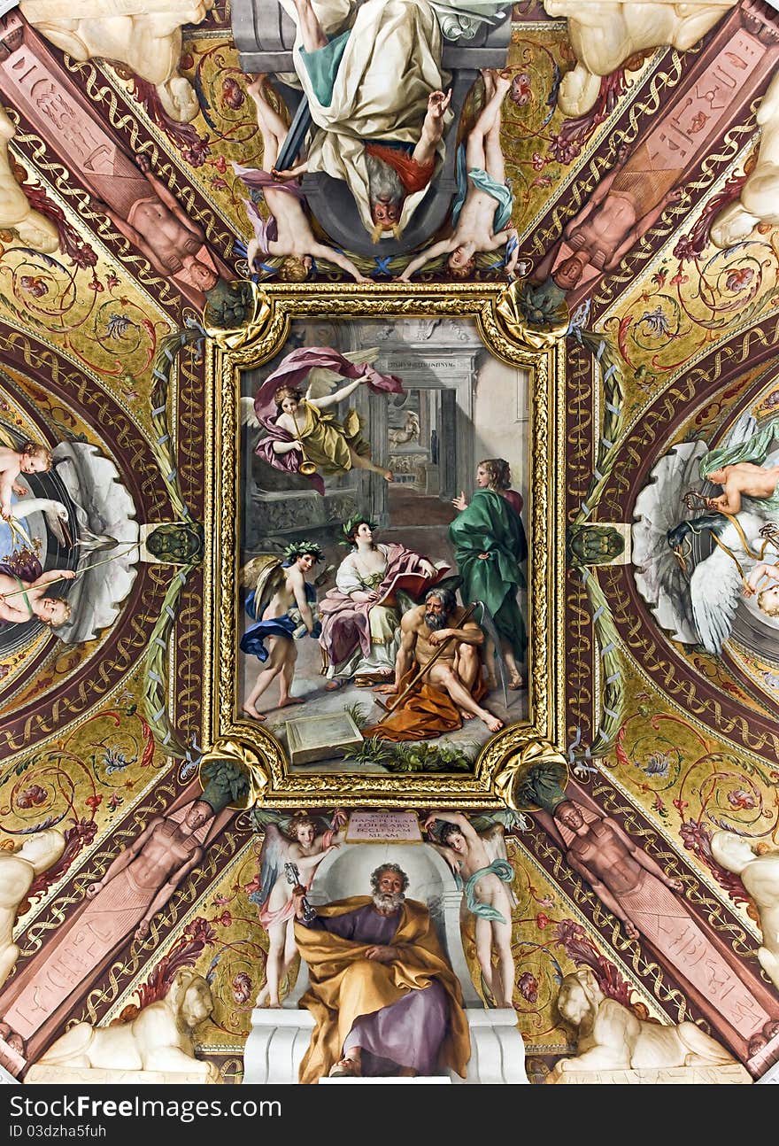 Ceiling in Vatican Museum