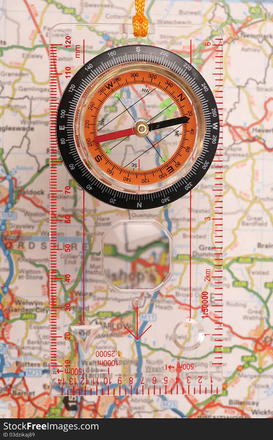 Compass macro with map background. Compass macro with map background