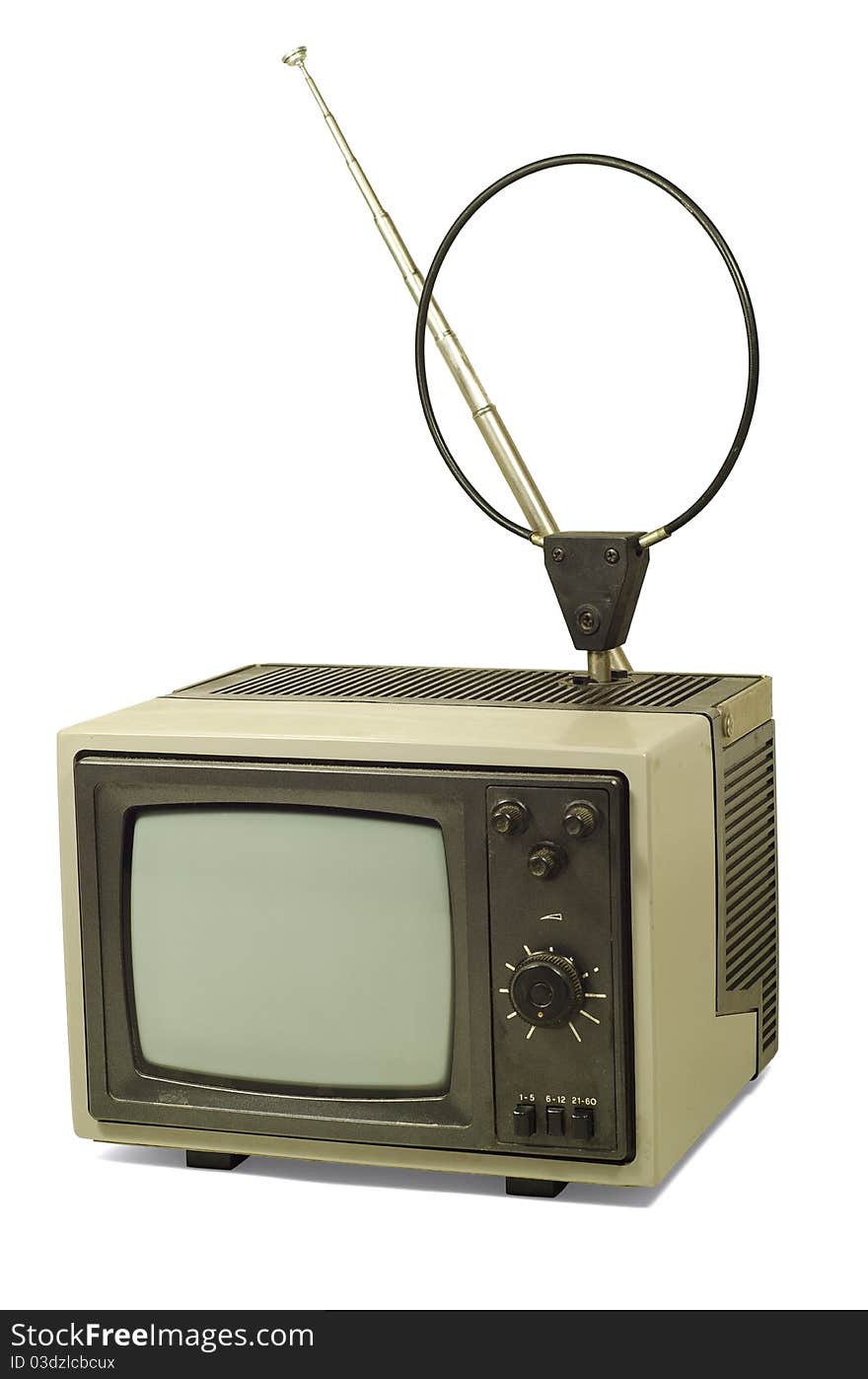 Old dirty TV