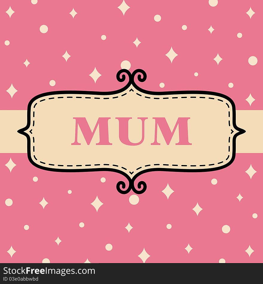 Template Frame Design(Happy Mother S Day)