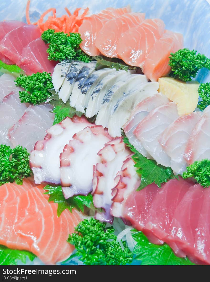 Mixed sashimi