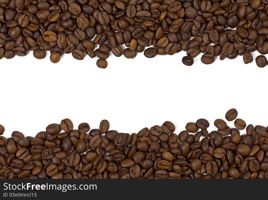 Beautiful coffee beans background