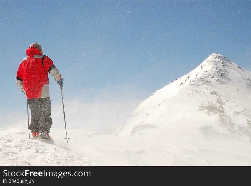 Winter mountains