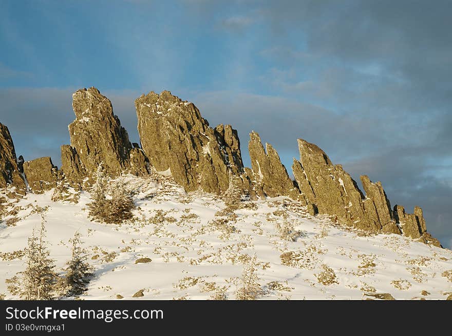 Winter mountains, Creasta Cocosului, Romania