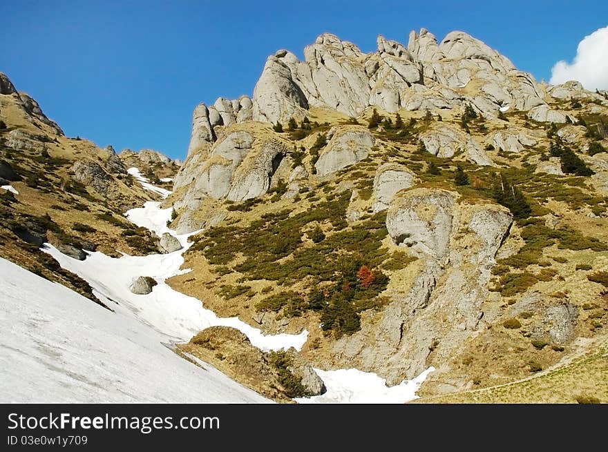 Mountain Landscape In Ciucas Mountains