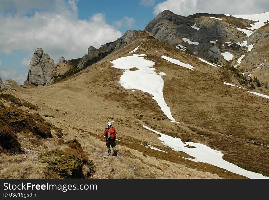 Mountain landscape, Ciucas mountains, Carpathians, Romania. Mountain landscape, Ciucas mountains, Carpathians, Romania