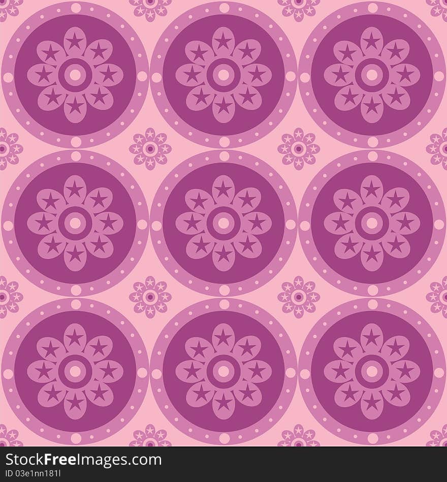 Cute colorful pattern with flowers. Cute colorful pattern with flowers