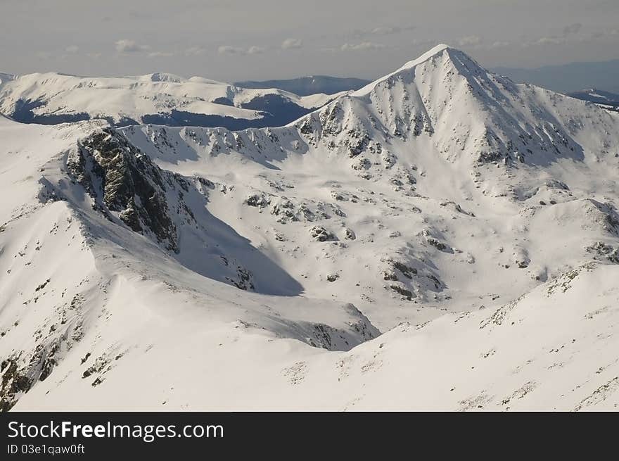 Winter mountains