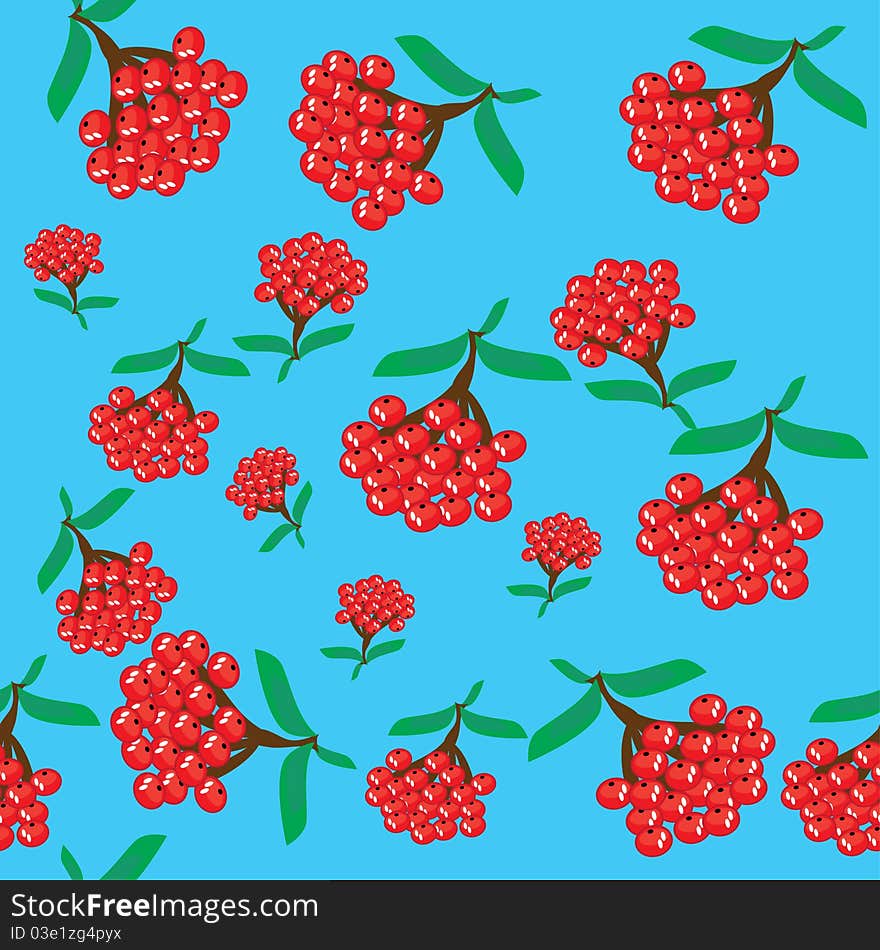 Abstract berry seamless texture. Illustration.