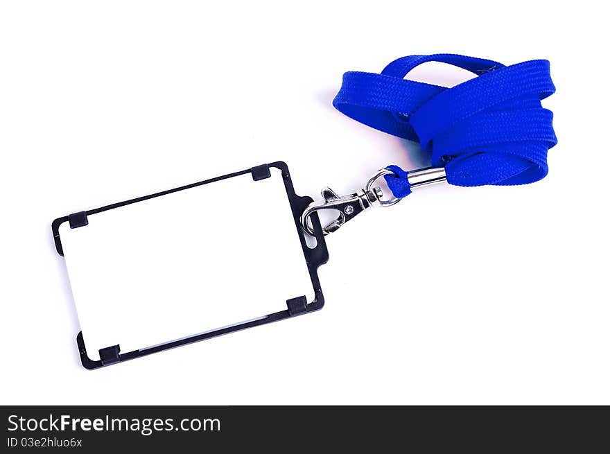 Badge on a white background. Badge on a white background